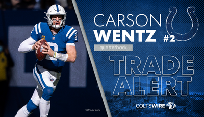 Colts make Carson Wentz trade official