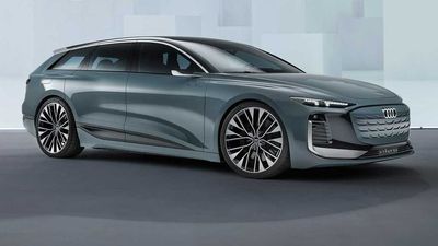 Audi A6 Avant E-Tron Concept Debuts As 469-HP Electric Station Wagon