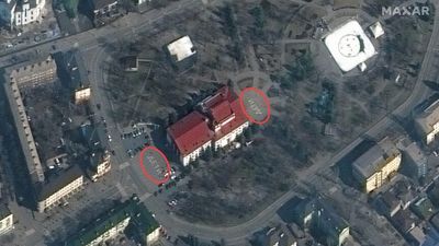 Ukraine says Russia strikes Mariupol theatre sheltering residents, Moscow denies attack