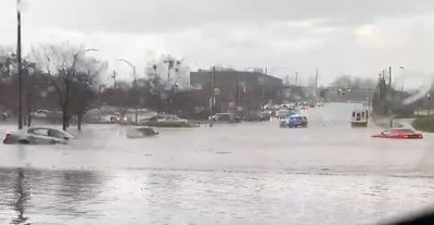 Wild flash floods see scores of Alabama motorists rescued from high waters