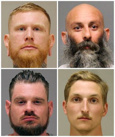 Snapshots of 4 men charged in Whitmer kidnapping plot