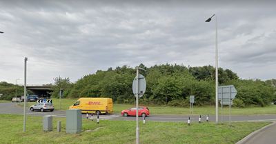 Edinburgh bypass crash: Lorry crashes onto roundabout as drivers face delays
