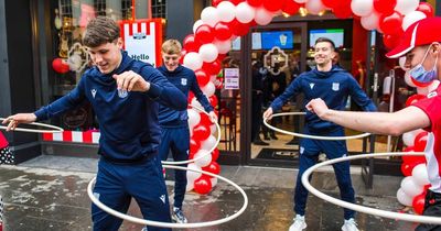 Dundee football stars team up to test new Fridays takeaway