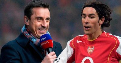Gary Neville suggests Arsenal found 'next Robert Pires' in Liverpool defeat