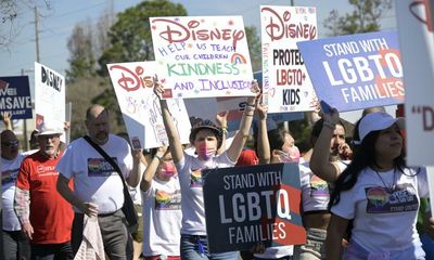 Disney staff stage walkouts over Florida’s ‘don’t say gay’ bill
