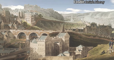 Edinburgh's North Bridge is shown through the centuries in amazing time-lapse video