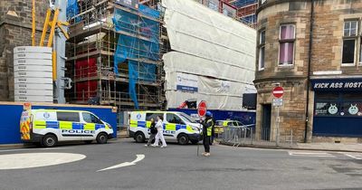 Edinburgh George IV Bridge incident: Man falls from building as police race to scene