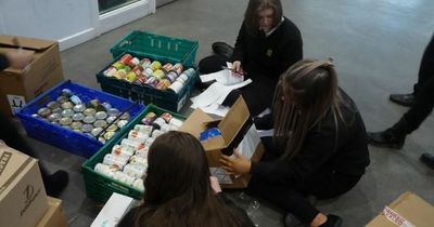 Heworth Grange School in Gateshead donates over 90 boxes of supplies to help Ukrainian families