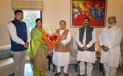 Uttar Pradesh government formation | BJP president Nadda meets Anupriya Patel and Sanjay Nishad