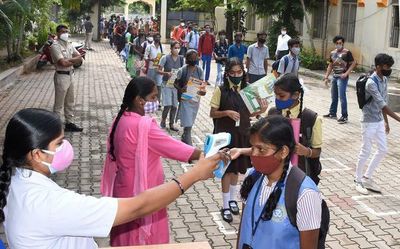 Drop in COVID-19 cases: Exam centres shrink this year in Mysuru