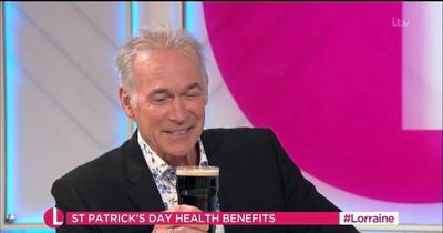 Benefits of drinking Guinness discussed on Lorraine for St Patrick's Day