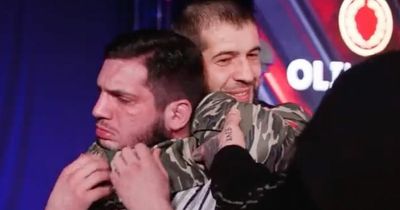 MMA fighter chokes rival into unconsciousness in backstage prank gone wrong