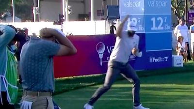 Viktor Hovland almost hit Dustin Johnson with an errant shot and golf fans had so many jokes