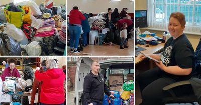 Birtley Community Centre packed with donations to support Ukrainian refugees