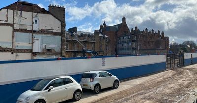 Old Edinburgh Sick Kids hospital buildings half demolished in stunning new images
