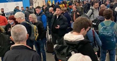 Are we nearly there yet? More queues at Manchester Airport as passengers complain of 'carnage'