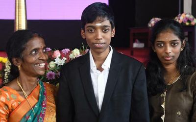 Grandmaster Praggnanandhaa helping his sister turn queen of 64 squares