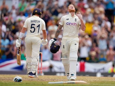 Ben Stokes hits dazzling century as England rack up runs in second Windies Test