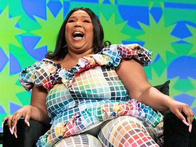 Lizzo laughs off claims her dress ‘looked like the Home Depot colour sample’ at SXSW