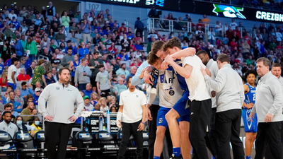 Creighton’s Ryan Kalkbrenner Suffers Left Knee Injury Against San Diego State