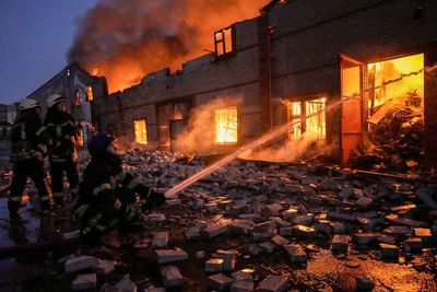 Ukraine news – live: Russian missiles strike Lviv in dawn attack as fresh sanctions mount on Moscow