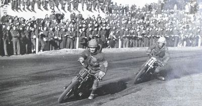 Remarkable photos of speedway race held at the end of World War II involving British troops and German PoWs set for auction