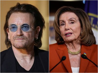 ‘A particular kind of awful’: Read Bono’s ‘unhinged’ poem about Ukraine after it was shared by Nancy Pelosi