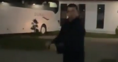 Watch Gio van Bronckhorst's Rangers show of emotion as clip from outside Marakana captures understated fist pump