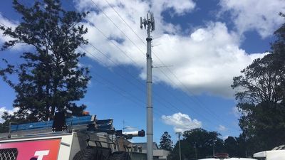 Flood-ravaged Mullumbimby suffers another setback as mobile phone tower is damaged in fire