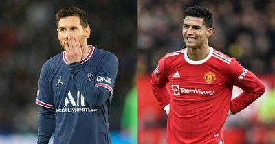 Lionel Messi and Cristiano Ronaldo told careers are over after "not intelligent" decisions