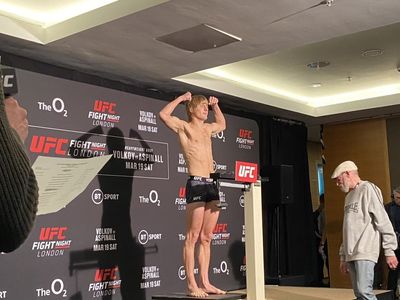 UFC London 2022 weigh-ins LIVE: Latest results as Paddy Pimblett, Dan Hooker and more hit scales