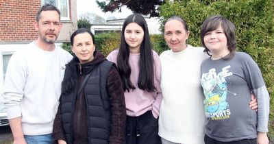 Ukrainian family who fled to Dumfries settling in with relatives