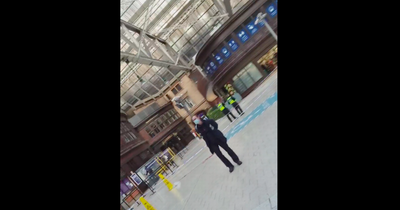 Glasgow Central Station cordoned off as forensic teams at the scene amid ongoing incident