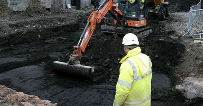 700-year-old relics and human remains found beneath multi-million pound regeneration development in Haverfordwest