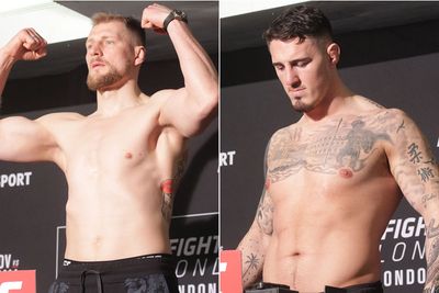 UFC Fight Night 204 weigh-in video: Alexander Volkov, Tom Aspinall combine for 505 pounds