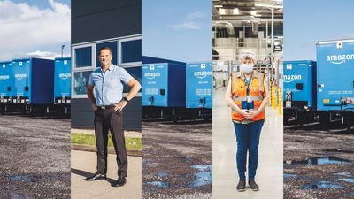 How did a vast Amazon warehouse change life in a former mining town?