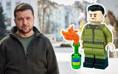 Lego-style Zelensky figurine boosts donations for Ukrainian refugees