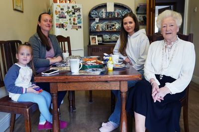 The Ukrainian family making a home with an 87-year-old Irishwoman