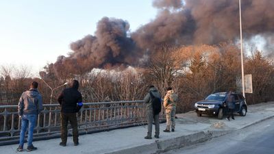 Russia strikes aircraft facility in Lviv, shattering city's relative peace