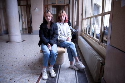 After fleeing Kyiv, 15-year-old twins cram to catch up at school in Paris