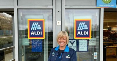 Milestone celebration for Paisley Aldi worker as she marks 20 years in the business