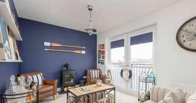 Stylish Edinburgh flat with roof terrace overlooking Leith Docks hits the market
