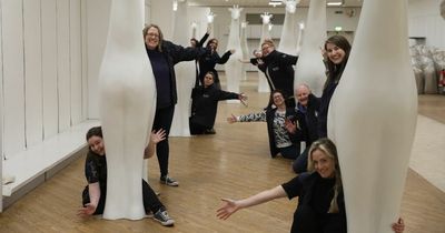 Over 40 eight-foot-tall giraffe sculptures arrive in Edinburgh for city-wide trail