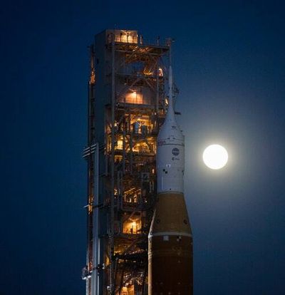 Behold! Colossal NASA SLS Moon rocket revealed in full for the first time