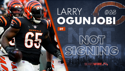 Bears are not signing DT Larry Ogunjobi due to failed physical