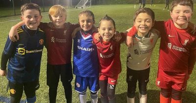 'If I get tired, I’ll just keep marching on': Eight year olds to walk from Old Trafford to Anfield for special reason