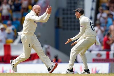 Jack Leach and Ben Stokes strike as England make inroads into Windies batting