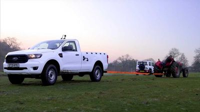 1965 Tractor, Suzuki Jimny Battle Ford Ranger In Peculiar Tug-Of-War