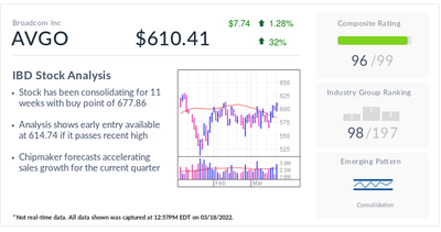 Broadcom, IBD Stock Of The Day, Sitting Pretty After Market Correction