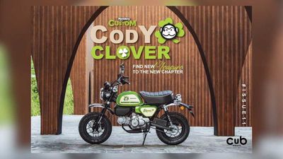 Cub House Honda Monkey Cody Clover Edition Is Here To Paint The Town Green